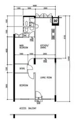 Blk 171 Kebun Baru Link 1 (Ang Mo Kio), HDB 3 Rooms #621712331